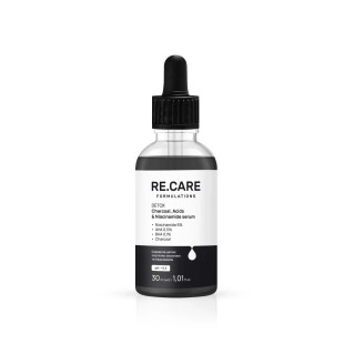 Сыворотка-детокс с углем, кислотами и ниацинамидом Detox Charcoal, Acids & Niacinamide Serum REC